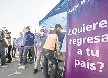 Migrantes inician el retorno a sus países