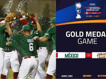 México va por el oro en la Copa Mundial de Beisbol Sub-23