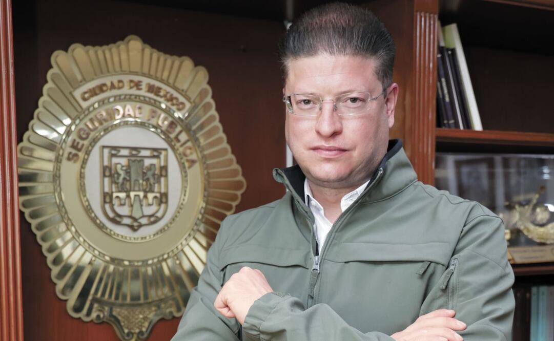El secretario de Seguridad Ciudadana de la Ciudad de México (CDMX), Pablo Vázquez. Foto: Fernanda Rojas / EL UNIVERSAL