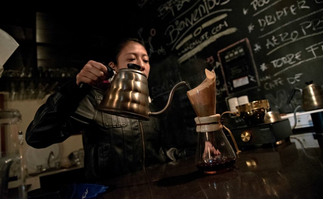 Calufe. En esta cafetería te explican el proceso de extracción de café. (Foto: Juvera)