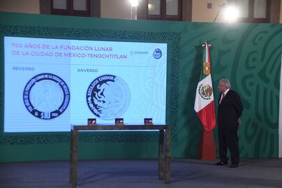 Presentan monedas conmemorativas por celebraciones de México
