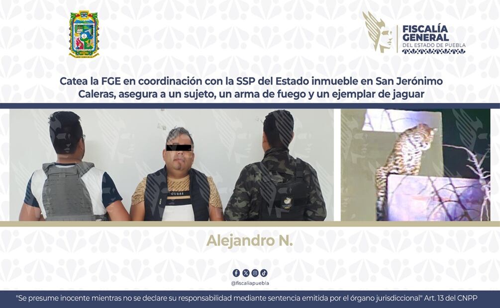 Foto: Fiscalía de Puebla