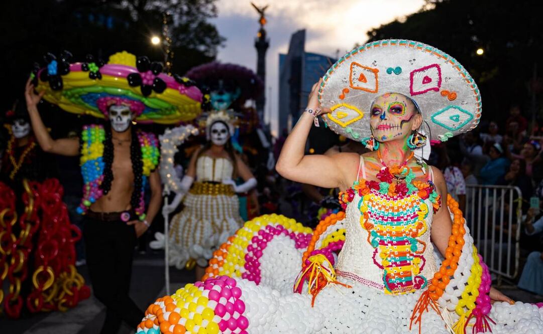 Mega Procesión de Catrinas en la CDMX 2025 (26/10/2025). Foto: Hugo Salvador / EL UNIVERSAL