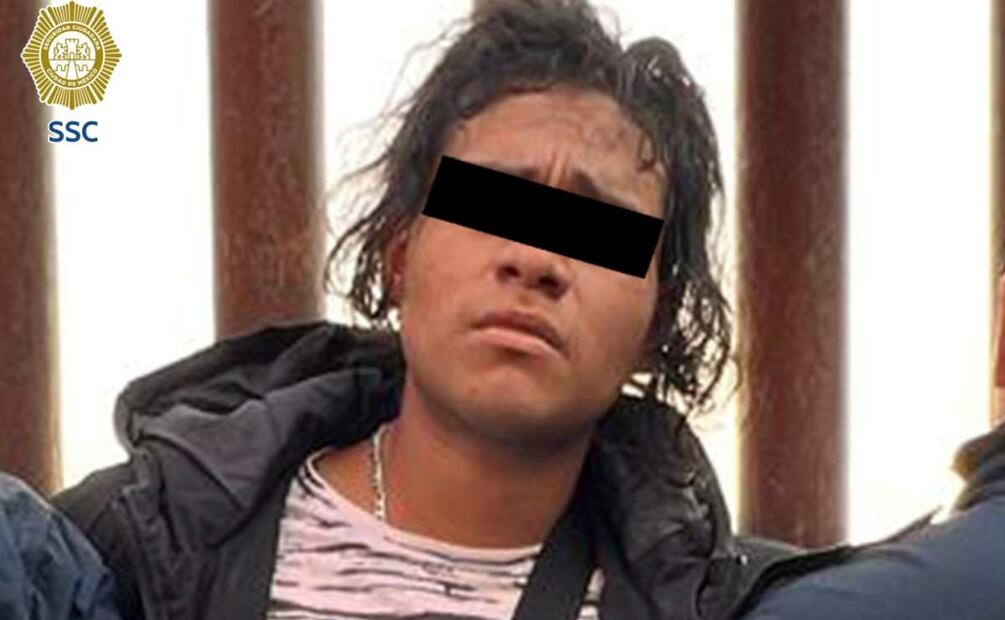 Detienen a joven como presunto responsable de una agresión armada en la alcaldía Azcapotzalco (25/04/2025). Foto: Especial