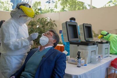 Aplican pruebas para diagnosticar Covid-19 en el Senado