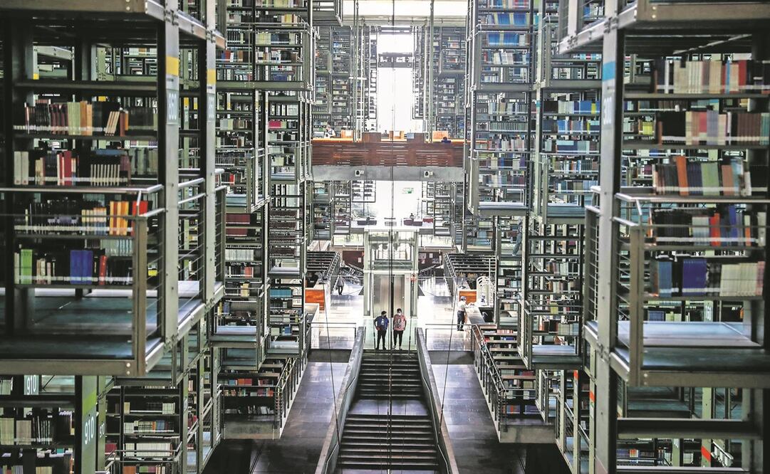 La propuesta de las autoridades es que haya un “cerebro” o un “site congelado” en la Biblioteca Vasconcelos que resguarde una memoria digital de los libros sin que se suba a la red. Foto: Diego Simón Sánchez/ EL UNIVERSAL
