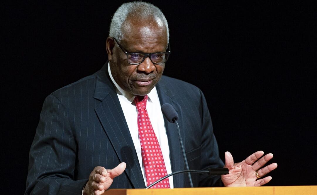 Clarence Thomas, juez conservador del Supremo de EU. Foto: AP