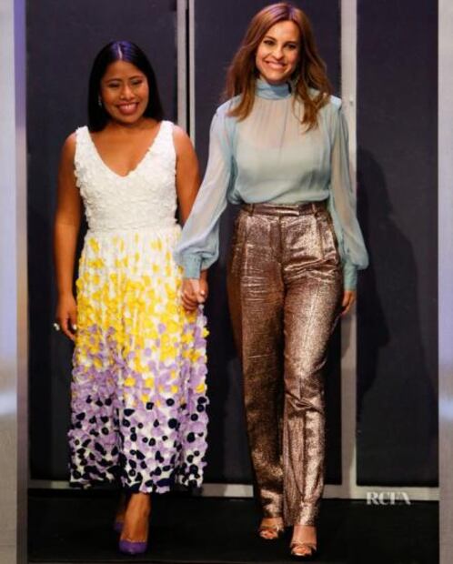 Este es el vestido de Yalitza Aparicio para su entrevista con Jimmy Kimmel