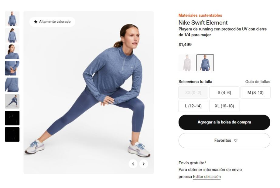 Diversas marcas deportivas ofrecen ropa con protección solar. Foto: Nike