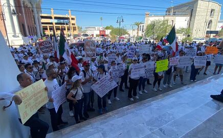 Protestan trabajadores del Poder Judicial Federal en Sonora; buscan diálogo con los tres poderes del Estado