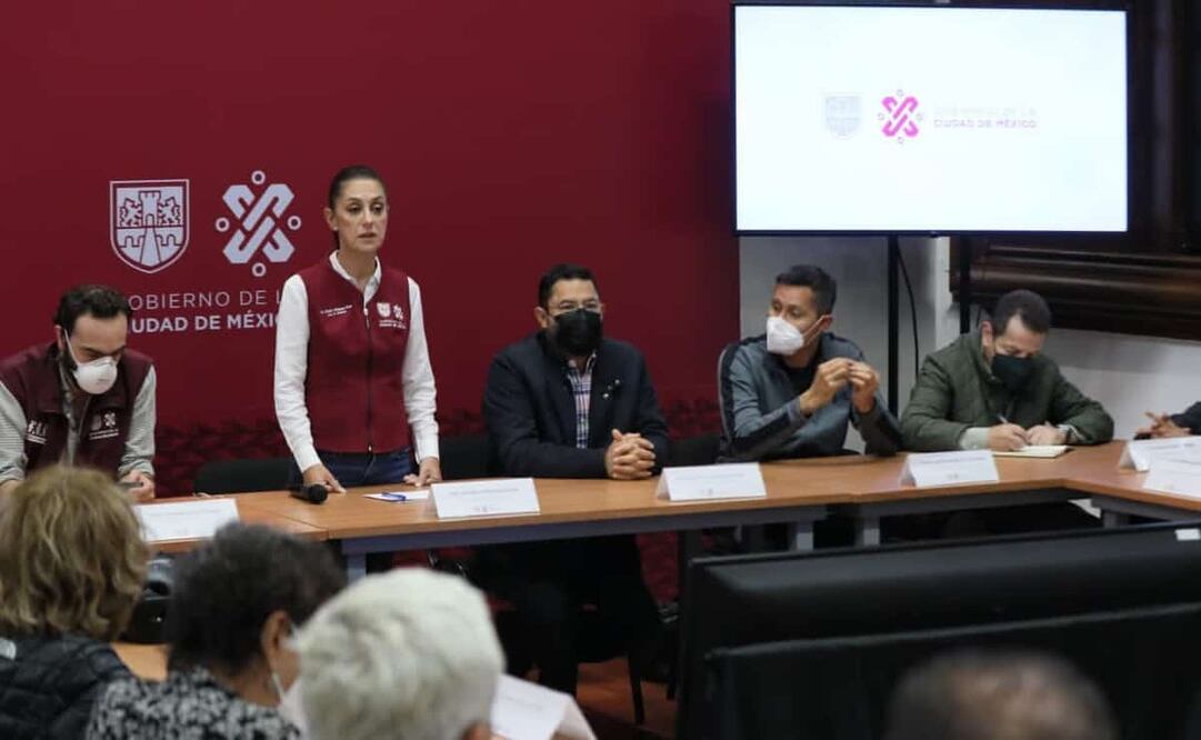 Autoridades capitalinas se reunieron previo al cierre parcial de la Línea 1.  Foto: Especial