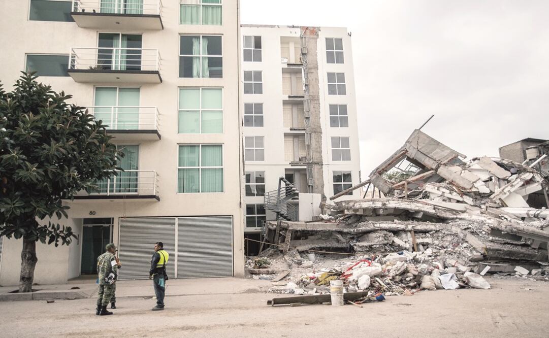 Representantes de la empresa que construyó un edificio en la colonia Portales informaron que los daños son una causa natural por el sismo. (ARCHIVO. EL UNIVERSAL)