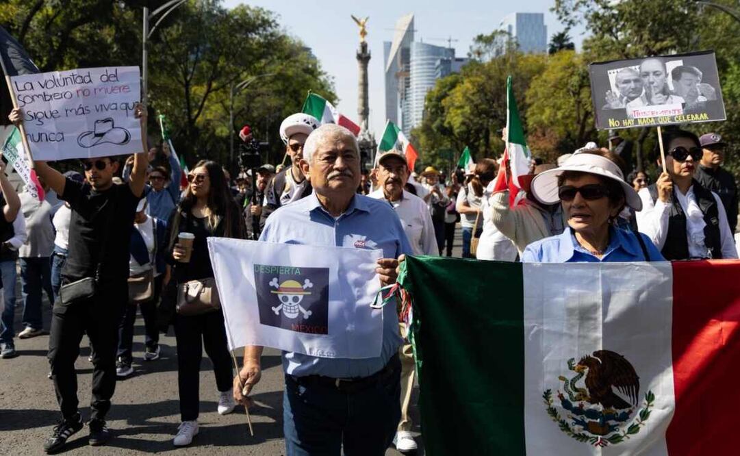 Aspectos Marcha Generación Z. Foto: Hugo Salvador / EL UNIVERSAL