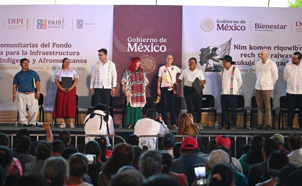 Claudia Sheinbaum en Campeche. Foto: Presidencial