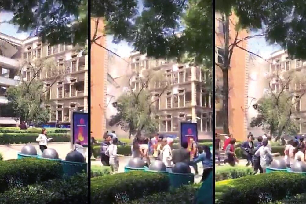 Tragedia. Dos de las víctimas se encontraban en una cafetería al momento del temblor y su única salida era usar los puentes que cayeron (ARCHIVO EL UNIVERSAL)