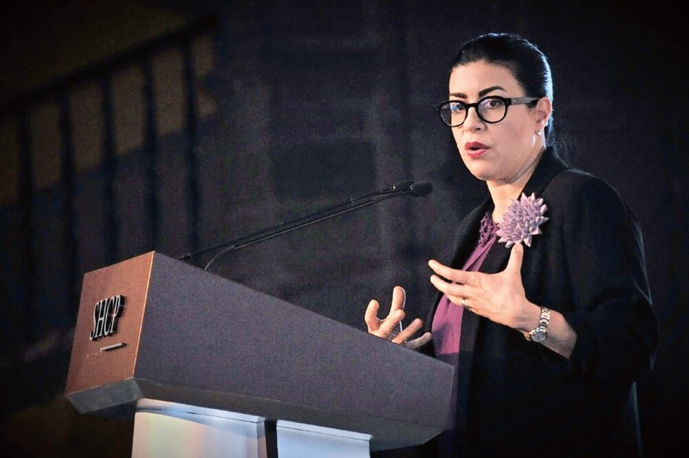 a subsecretaria de Hacienda, Vanessa Rubio Márquez, encabezó la ceremonia del 20 aniversario del sistema de pensiones (SHCP)