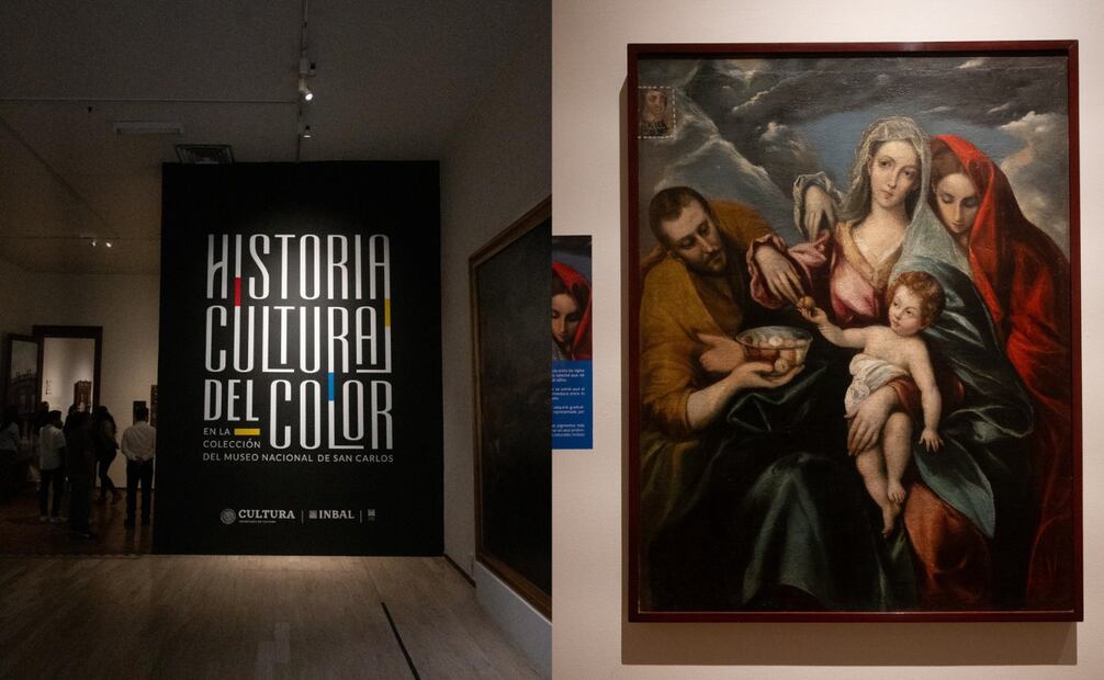 Exposición 'Historia Cultural del Color: Ciencia, Arte, Significados y Percepciones'. Foto: Facebook. Instituto Nacional de Bellas Artes