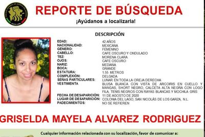 Exigen localización de Mayela Álvarez a nueve meses de su desaparición en NL 