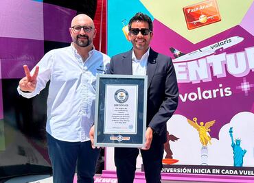 Volaris se convierte en la primera aerolínea mexicana en romper un Récord Guinness