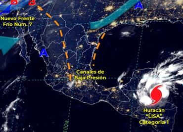 Huracán Lisa toca tierra en Belice