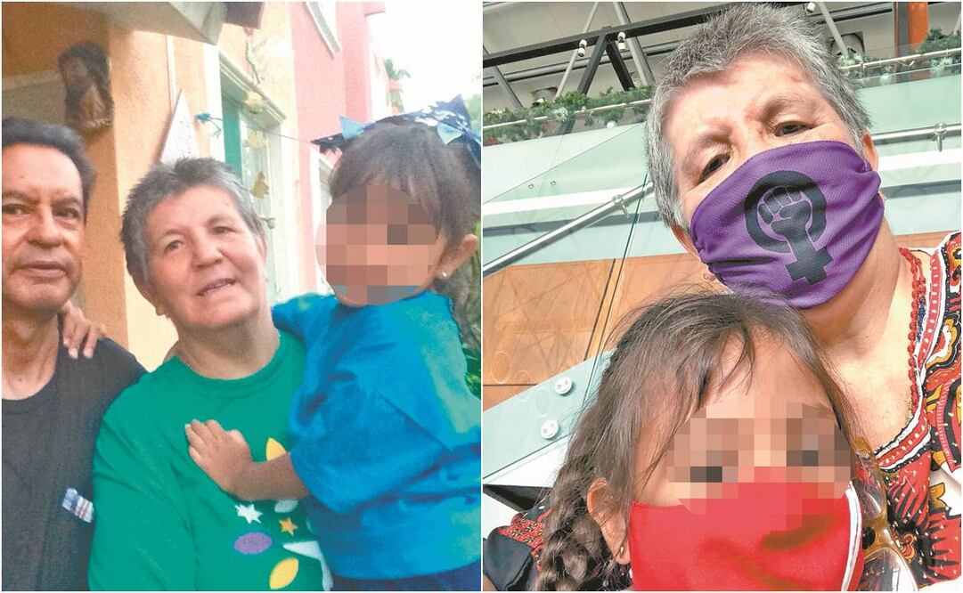 Tras el feminicidio de su hija, Margarita y su esposo se quedaron con sus dos nietos Alexa y Vladimir; la abuela tomó terapia para aprender a criarlos. Fotos: ESPECIAL