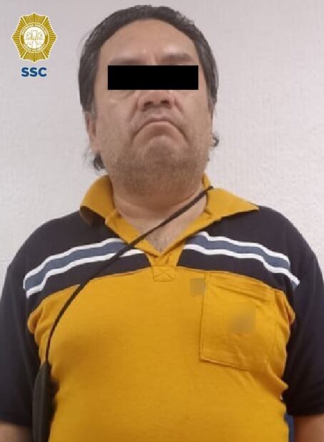 El detenido de 45 años de edad cuenta con un ingreso al Sistema Penitenciario de la Ciudad de México, en el año 2022 por el delito de Privación ilegal de la libertad, así como con una carpeta de investigación por robo a casa habitación en el 2019. (Foto: especial)