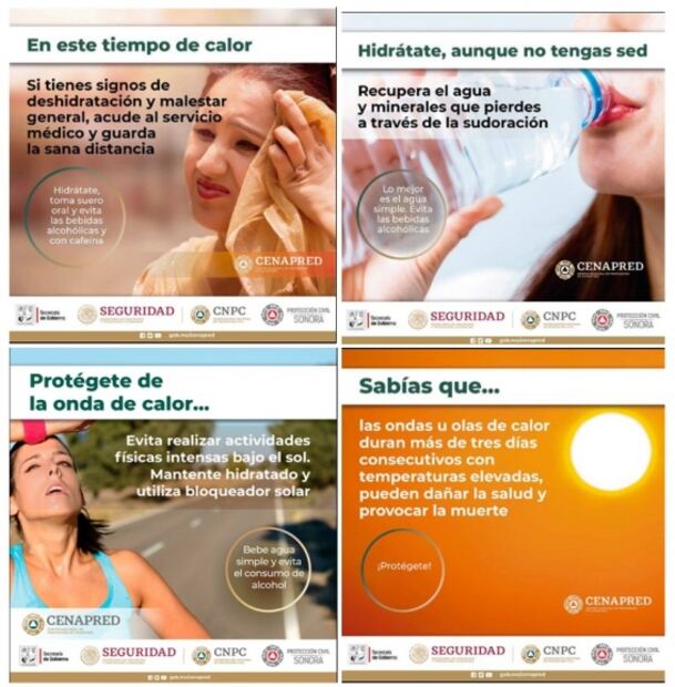 Alertan sobre golpe de calor en Sonora; se esperan hasta 46 grados