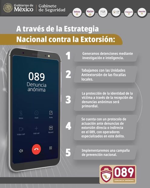 El Gabinete de Seguridad informó el lanzamiento de un protocolo de atención ciudadana. Foto: X @GabSeguridadMX