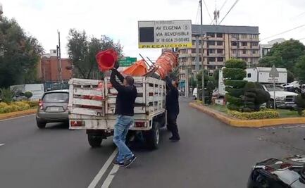 En 3 meses, alcaldía Benito Juárez ha retirado 400 franeleros; eliminan 20 toneladas de objetos que obstruían vía pública