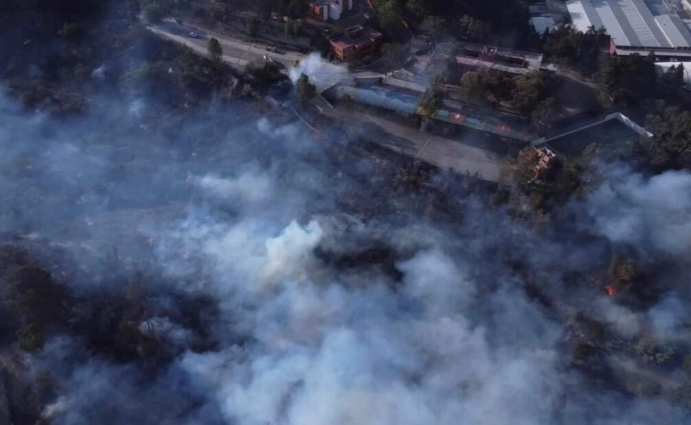 El incendio se extendió en unas 40 hectáreas de pastizales. Foto: Especial