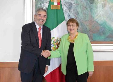 De la Fuente se reúne con Michelle Bachelet; revisan agenda multilateral