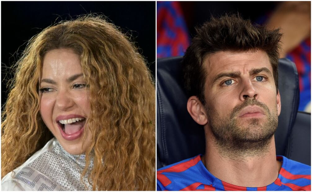 Shakira y Gerard Piqué. Foto: AFP/AP.