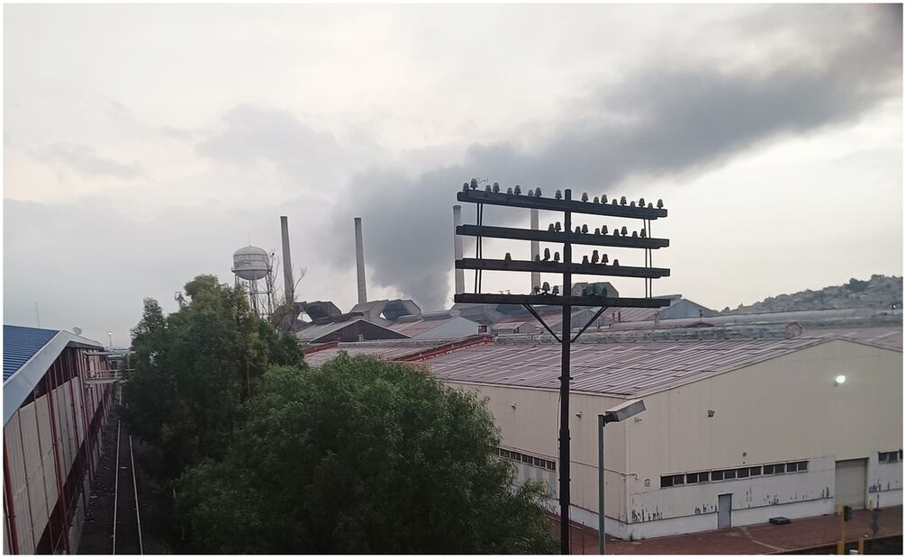 Incendio en Tultitlán. Foto: @aydeeherrera