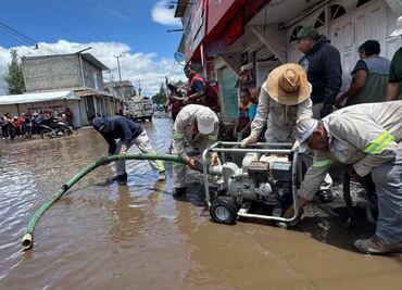 Tláhuac responde a daños por lluvias con Operativo Tláloc; alcaldesa supervisa trabajos