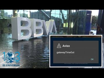 Reportan fallas de BBVA en sucursales, cajeros y aplicaciones