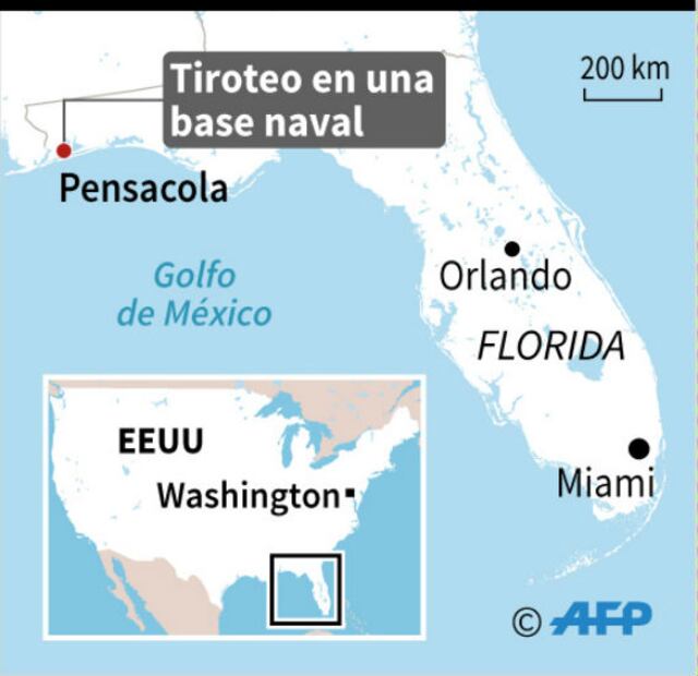 Dos muertos y varios heridos deja tiroteo en base naval de EU