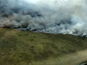 Suman dos mil 800 hectáreas afectadas por incendios en reserva Sian Ka´an, Quintana Roo