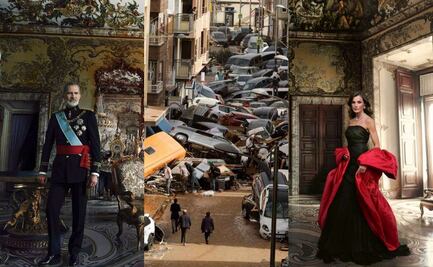 Retratos oficiales de reyes de España desatan polémica; damnificados critican desinterés por tragedia en Valencia