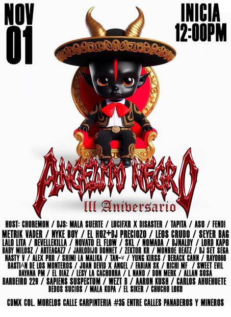 ¿Quién es y por qué se festeja hoy al "diablito negro" en Tepito?