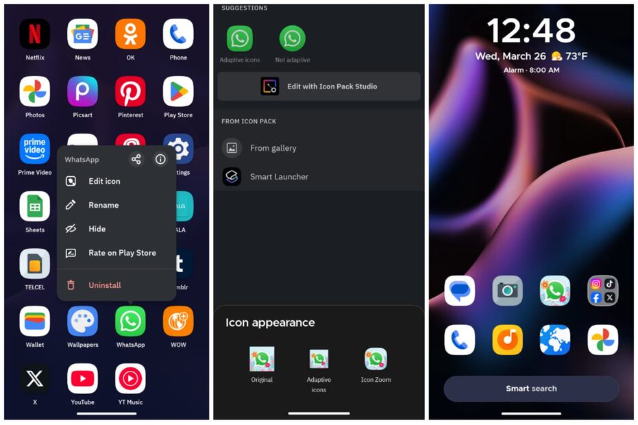 Personaliza tu WhatsApp al modo primavera. Foto: Captura de pantalla