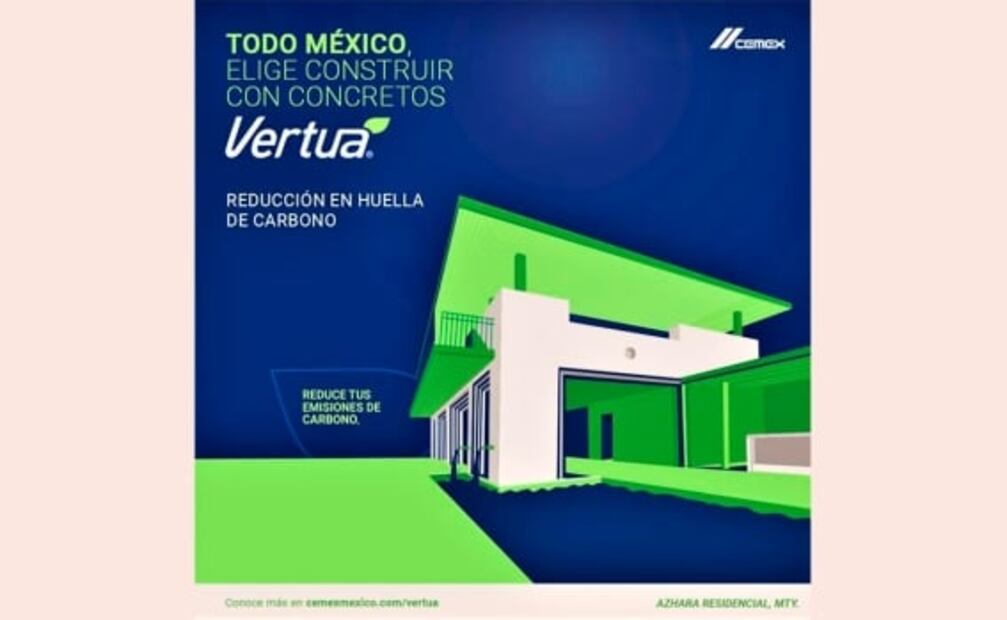 Vertua, el concreto ecológico de Cemex, llega a todos los rincones de México