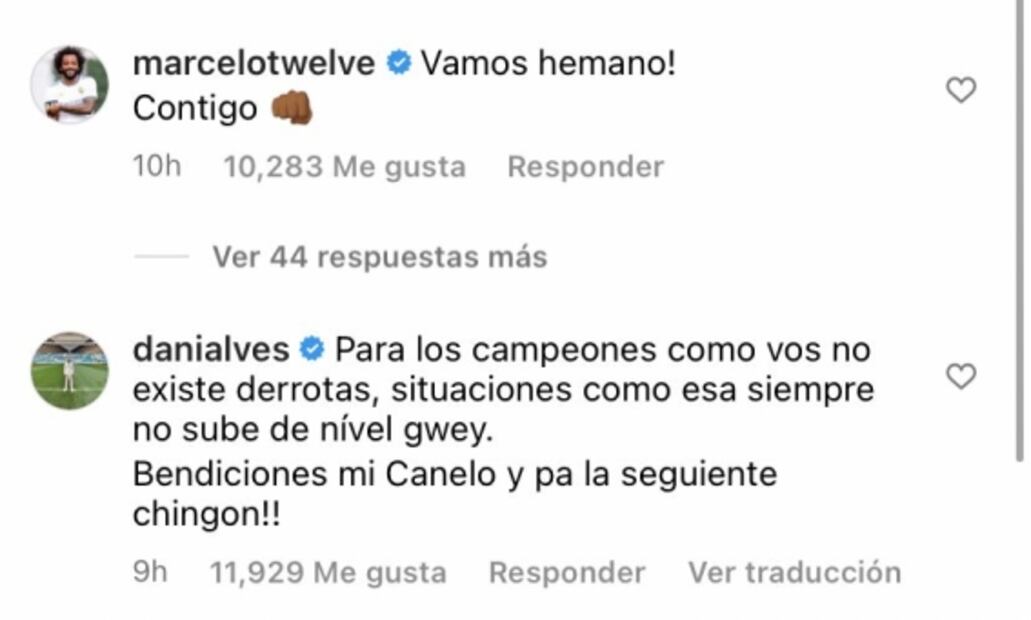 Dani Alves y su fanatismo al 'Canelo' Álvarez