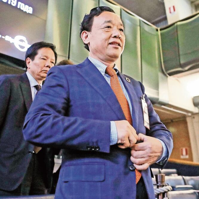 El candidato chino y viceministro de Agricultura en su país, Qu Dongyyu, ayer en la sede de la FAO, en Roma. RICCARDO ANTIMIANI. AP