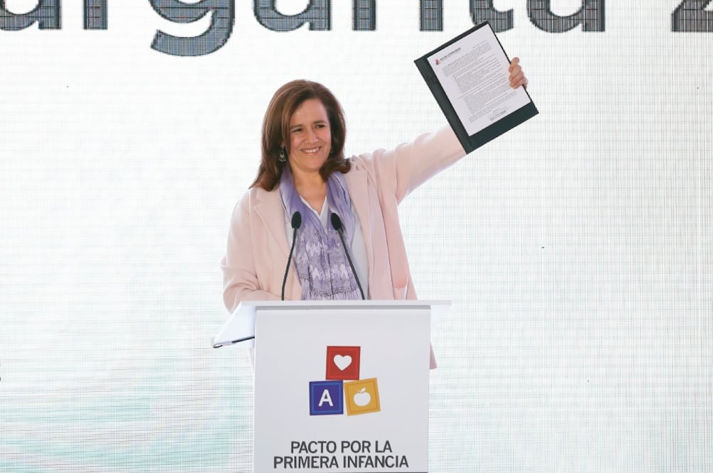 Margarita Zavala afirmó que lanzará una estrategia contra criminales. (YADÍN XOLALPA. EL UNIVERSAL)