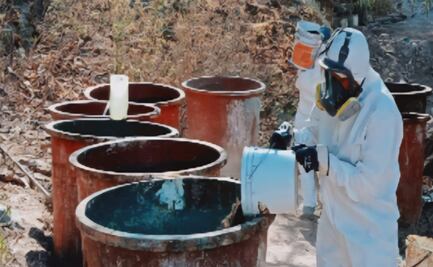 Ejército halla nuevos centros de químicos en Cósala, Sinaloa; aseguran más de 4 mil litros de sustancias ilícitas