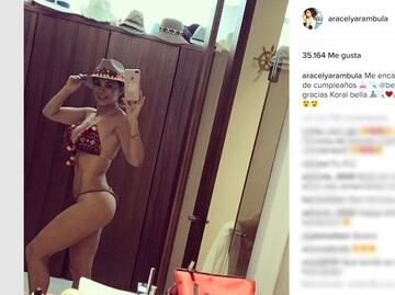 Aracely Arámbula festeja sus 42 años con foto en bikini
