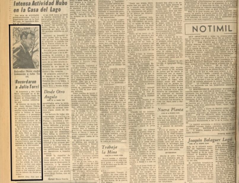 Las palabras con las que Juan José Arreola y Salvador Novo despidieron al escritor Julio Torri