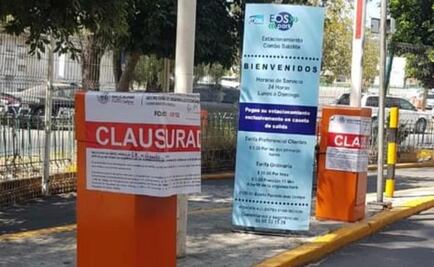 Clausuran estacionamientos en Naucalpan por incumplir con gratuidad 