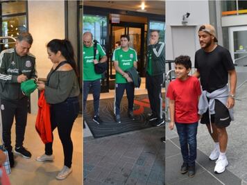 Jugadores de la Selección Nacional conviven con aficionados 