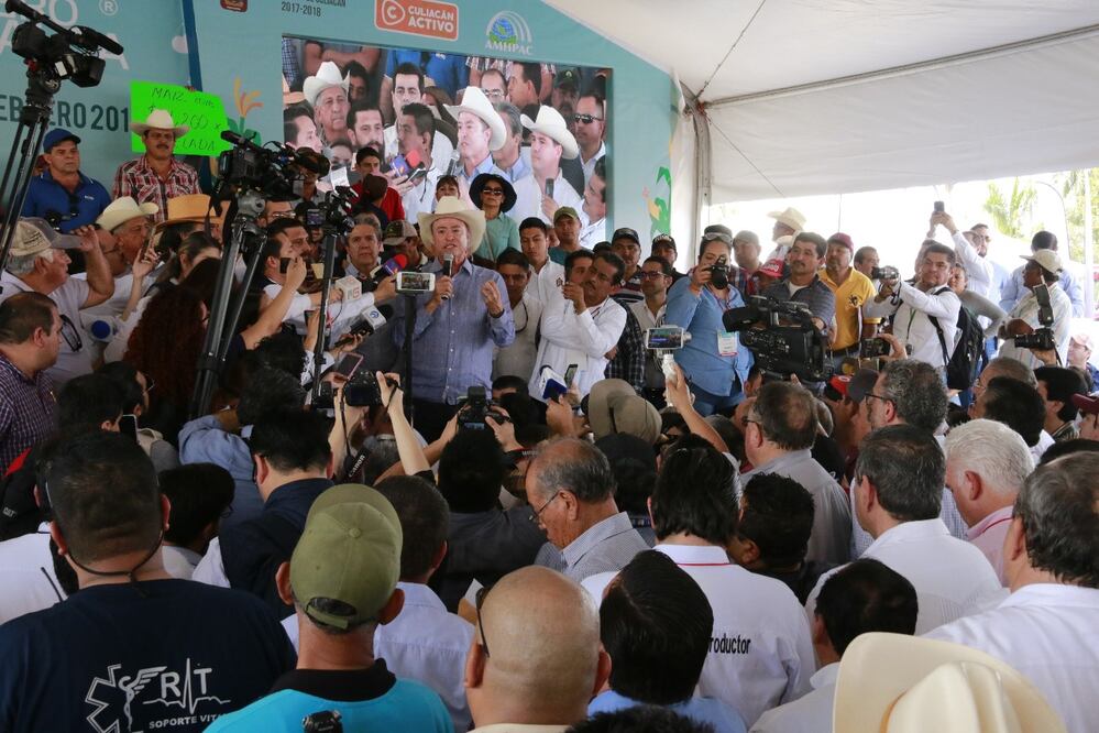 Ordaz Coppel ofreció su respaldo a los campesinos en las gestiones ante el Gobierno federal. (FOTO: Especial)